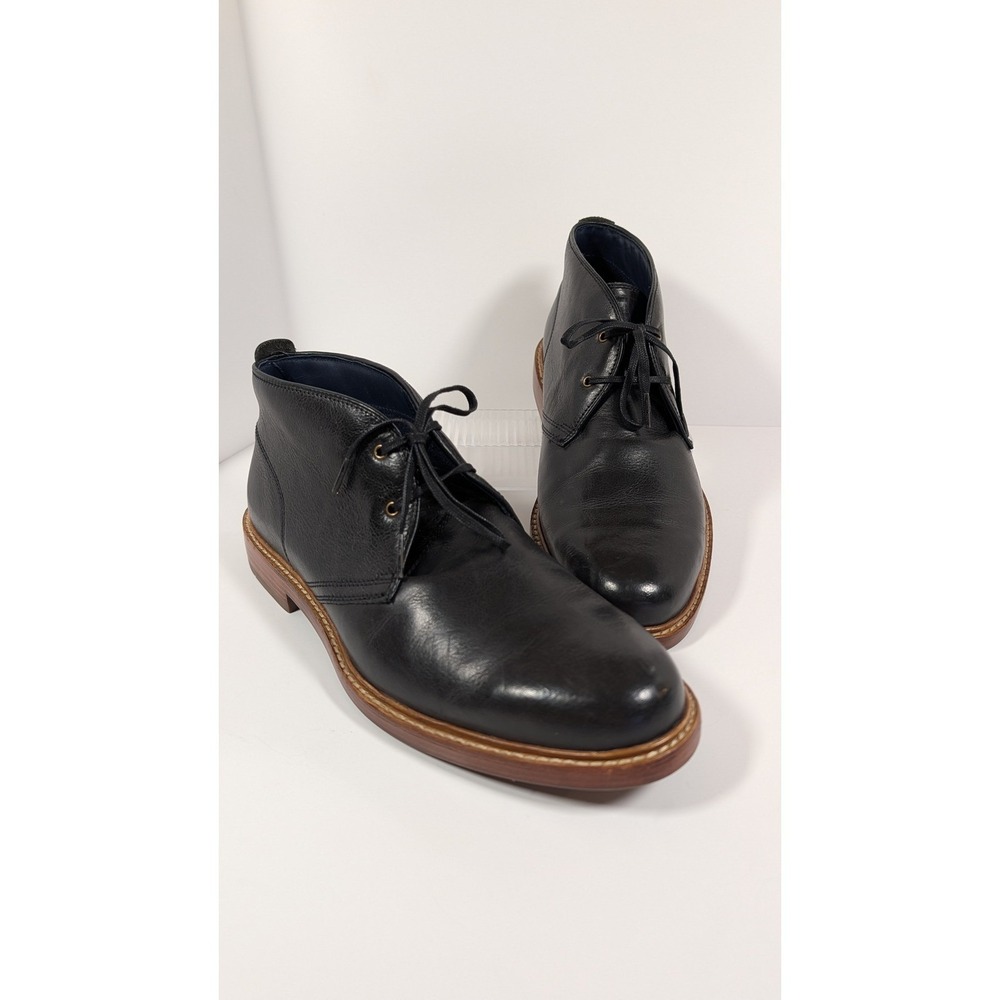 Cole Haan Mens Grand.OS Black Leather Chukka Boots C25100 Size 9 M